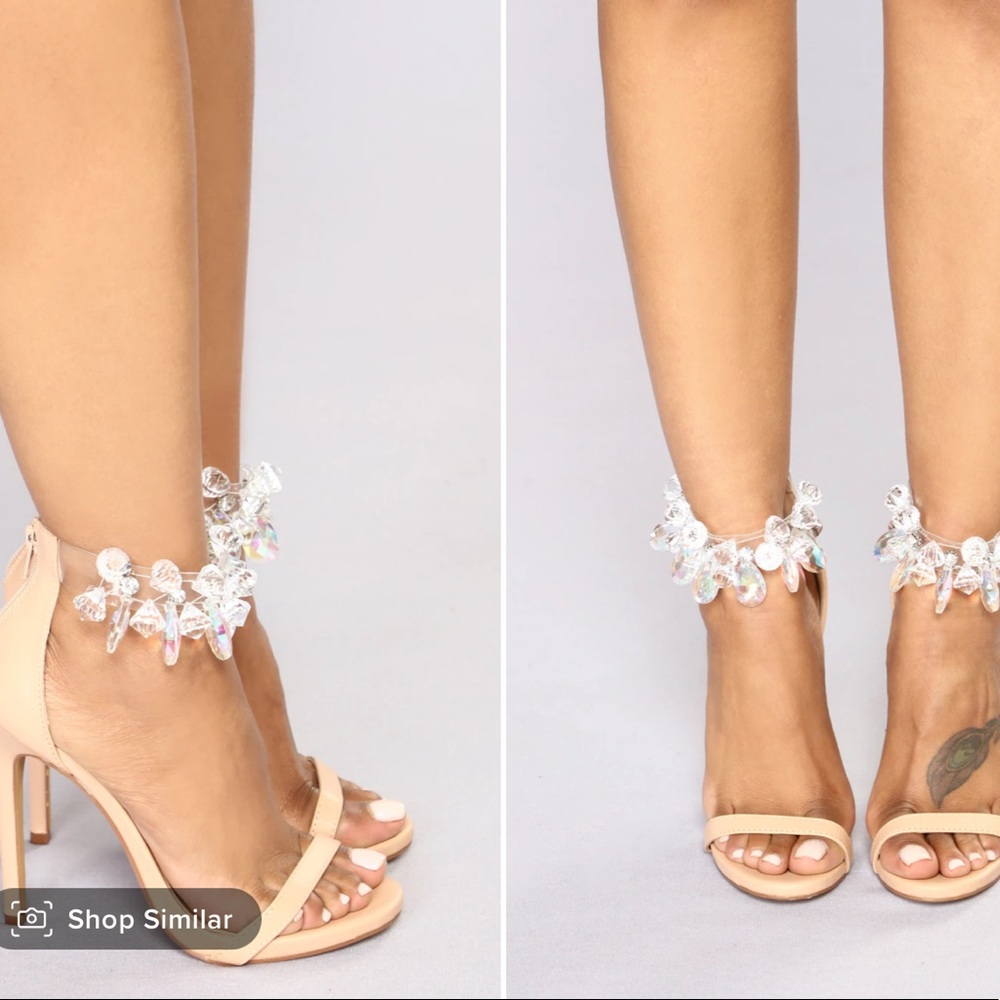 Detailed ankle heels